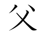 Kanji : Phụ (父)