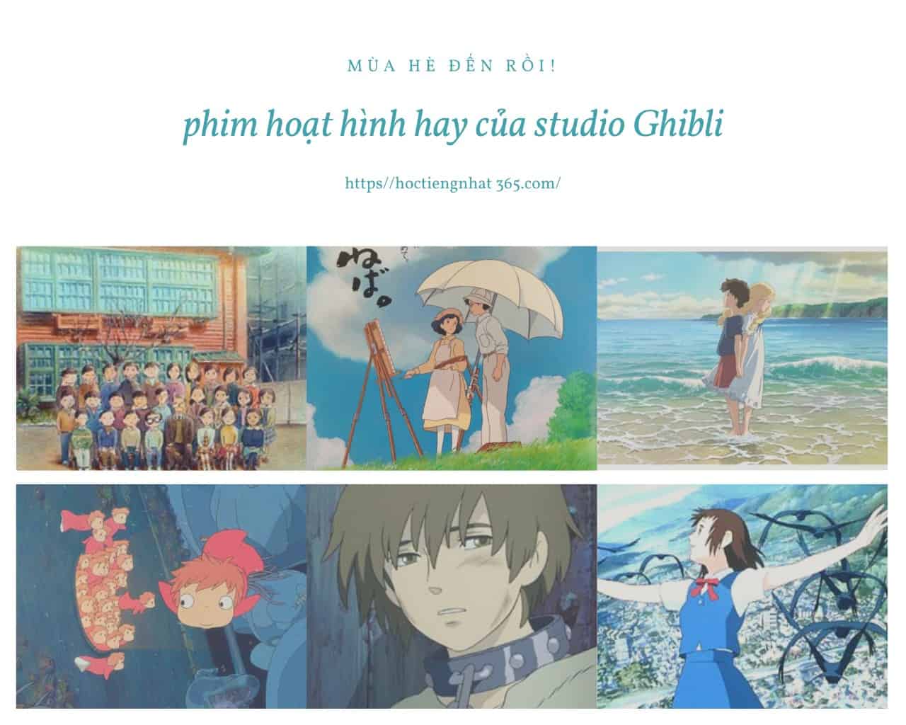 Studio Ghibli các phim đã sản xuất -6 bộ phim hoạt hình hay